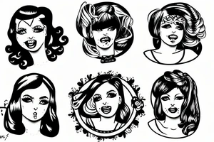 trailerpark girls round the outside tattoo idea