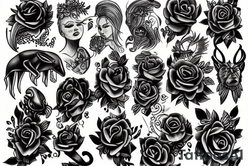 viscious pits tattoo idea