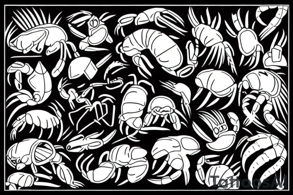 Lobster fox tattoo idea