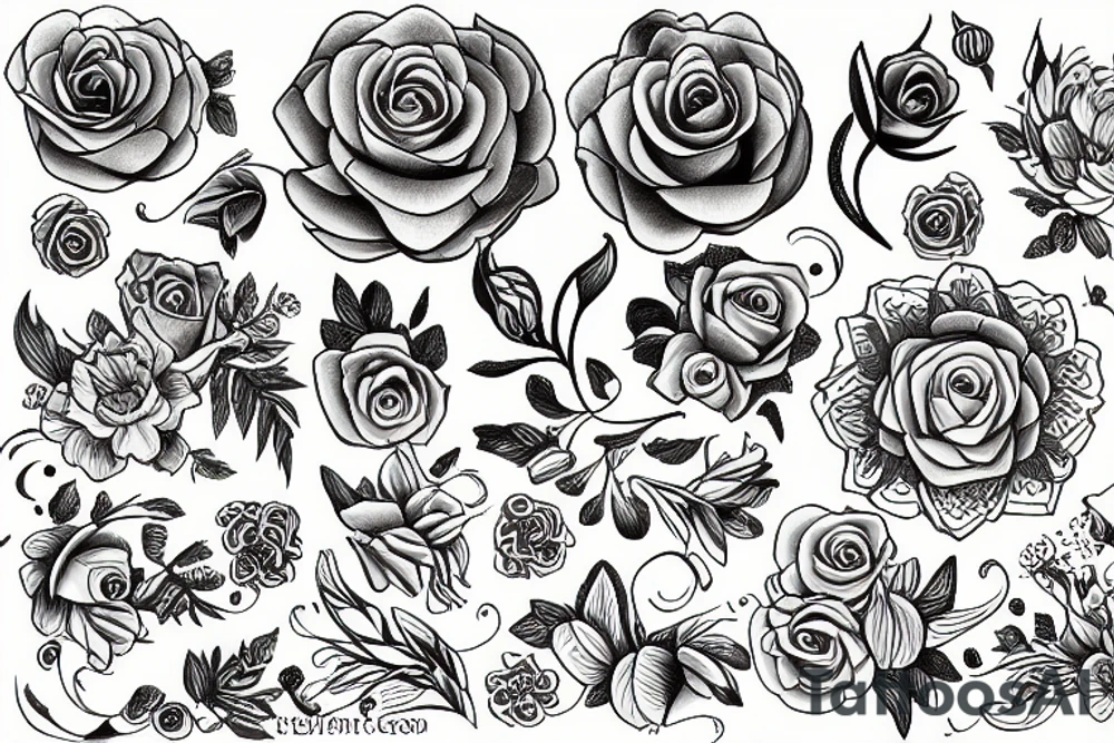 gayest flowers in world tattoo idea