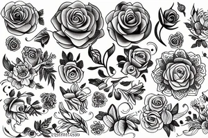 gayest flowers in world tattoo idea