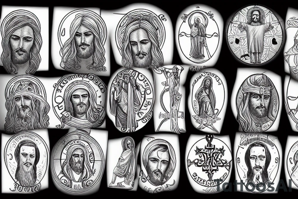 Jesus Christ super star tattoo idea