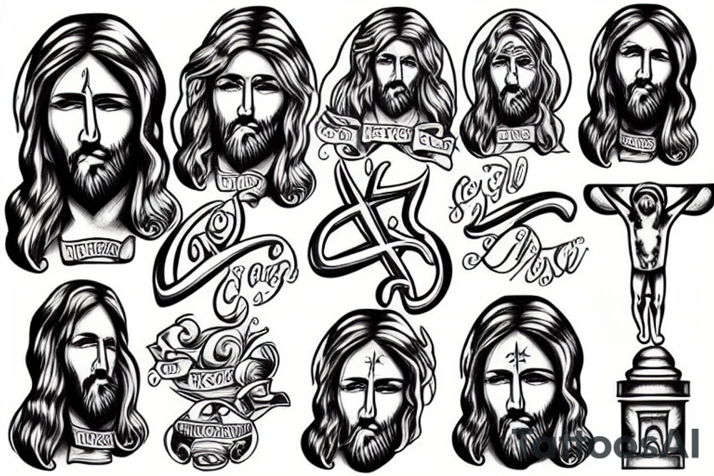 Jesus Christ super star tattoo idea