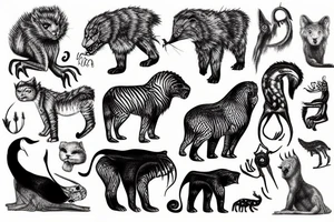 animal instinct tattoo idea