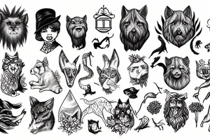 animal instinct tattoo idea