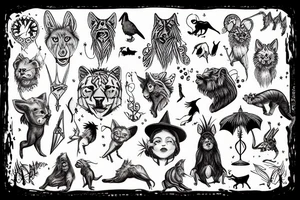 animal instinct tattoo idea