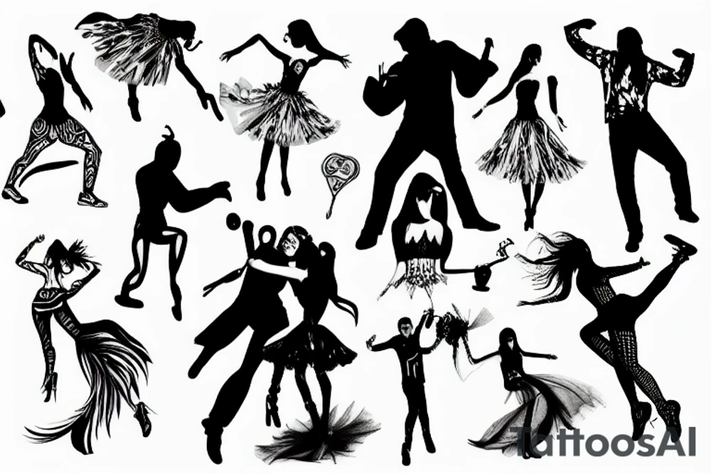 just dance tattoo idea