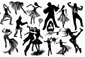 just dance tattoo idea