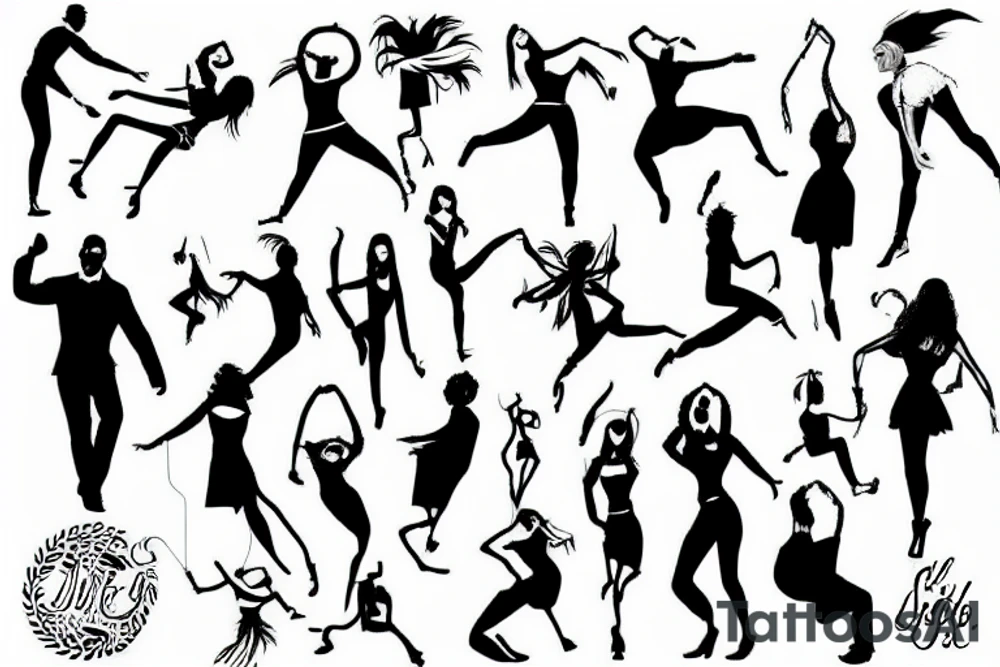 just dance tattoo idea