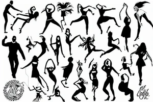 just dance tattoo idea