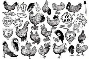 chicken soup tattoo idea