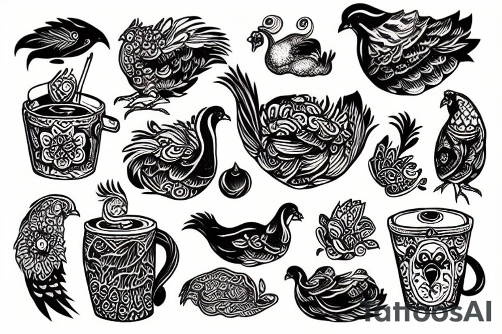 soup chicken tattoo idea
