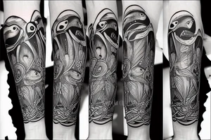 seagull bunny tattoo idea