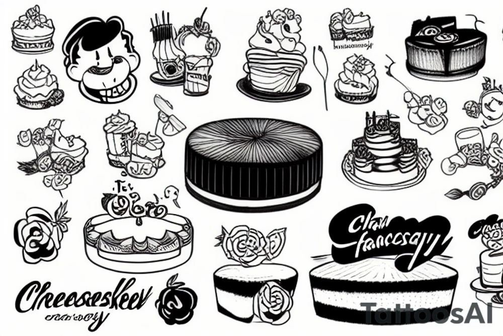 Cheesecake Factory tattoo idea
