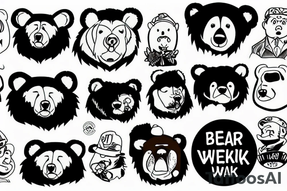 bear week tattoo idea