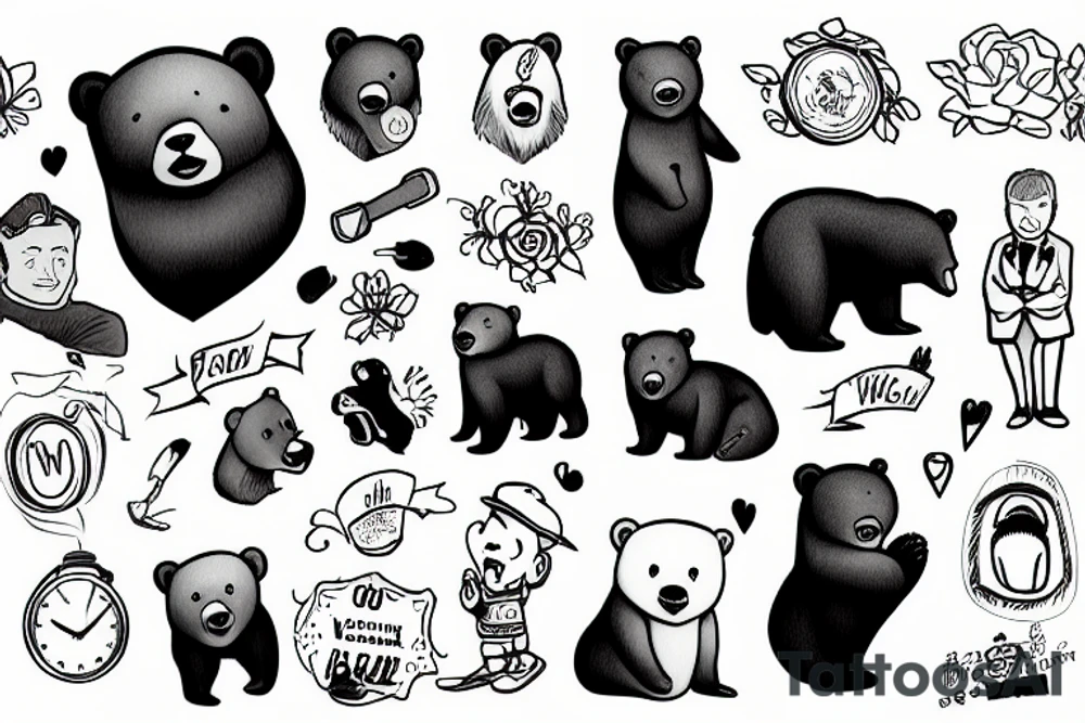 Bear Week Photo Op tattoo idea