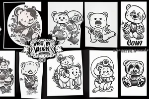 Bear Week Great Pumpkin tattoo idea