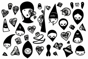 apex bachelorette tattoo idea
