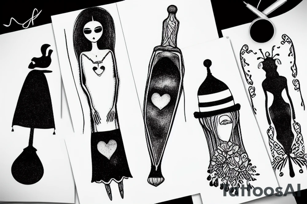 apex bachelorette tattoo idea