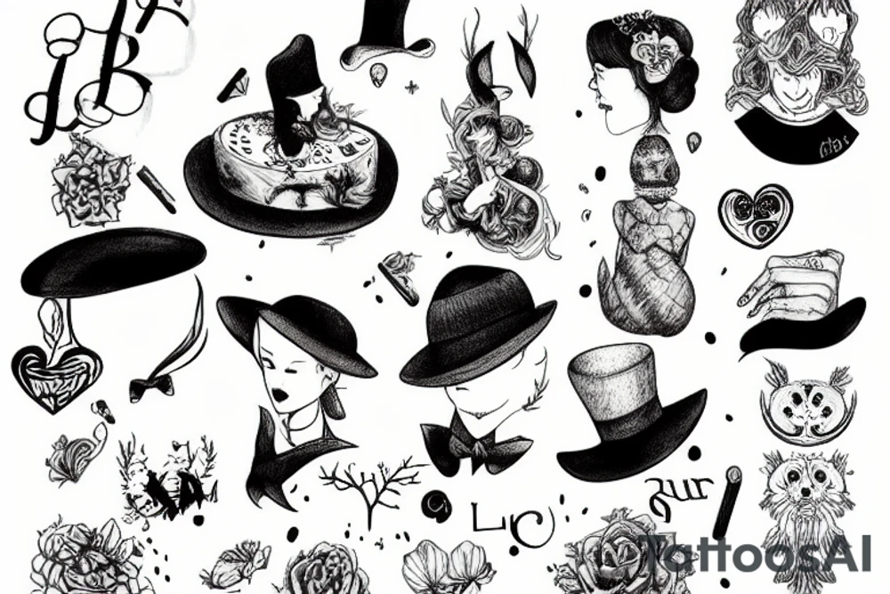 apex bachelorette tattoo idea