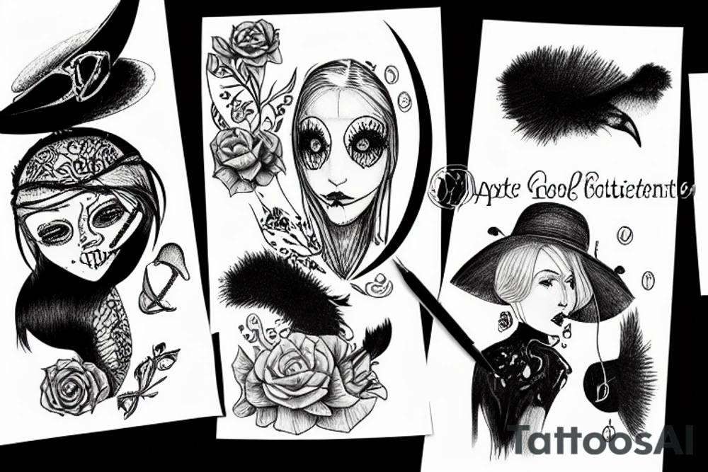 apex bachelorette tattoo idea