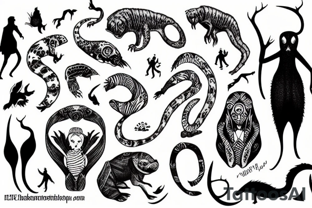 apex predator bachelorette tattoo idea