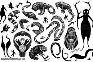 apex predator bachelorette tattoo idea