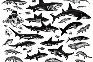 apex predator shark Lindsey Graham tattoo idea
