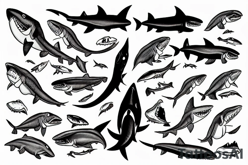 apex predator shark Lindsey Graham tattoo idea