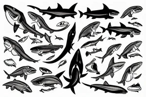 apex predator shark Lindsey Graham tattoo idea