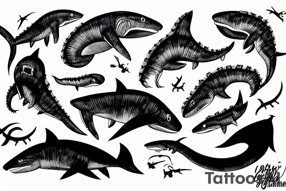predator shark Lindsey Graham tattoo idea