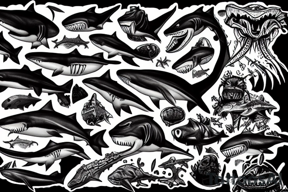 Lindsey Graham predator shark tattoo idea