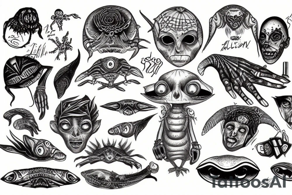 Lindsey Graham Alien tattoo idea