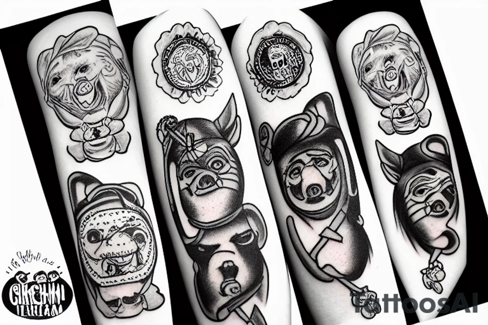 Lindsey Graham pig tattoo idea