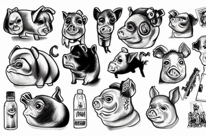 Lindsey Graham pig tattoo idea