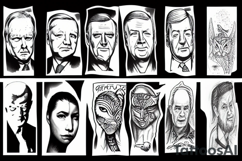 Lindsey Graham predator tattoo idea