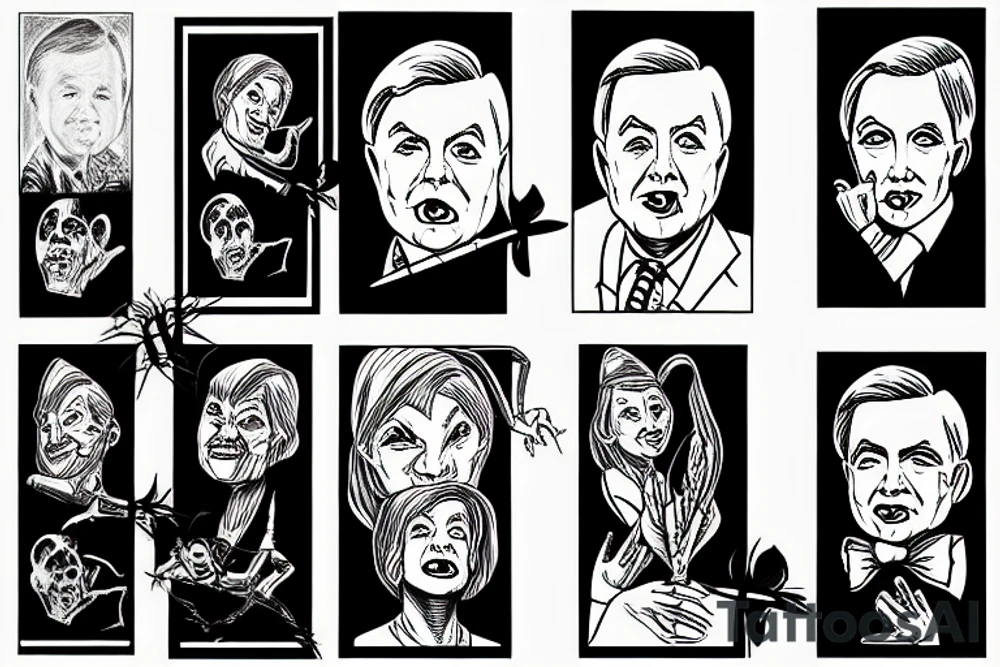 wicked witch Lindsey Graham tattoo idea