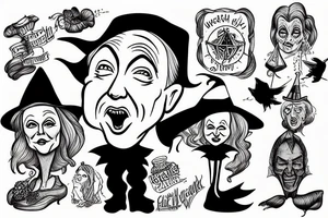 wicked witch Lindsey Graham tattoo idea