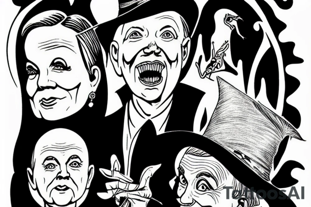 wicked witch Lindsey Graham tattoo idea