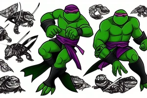 Mutant ninja turtle Mitch McConnell tattoo idea