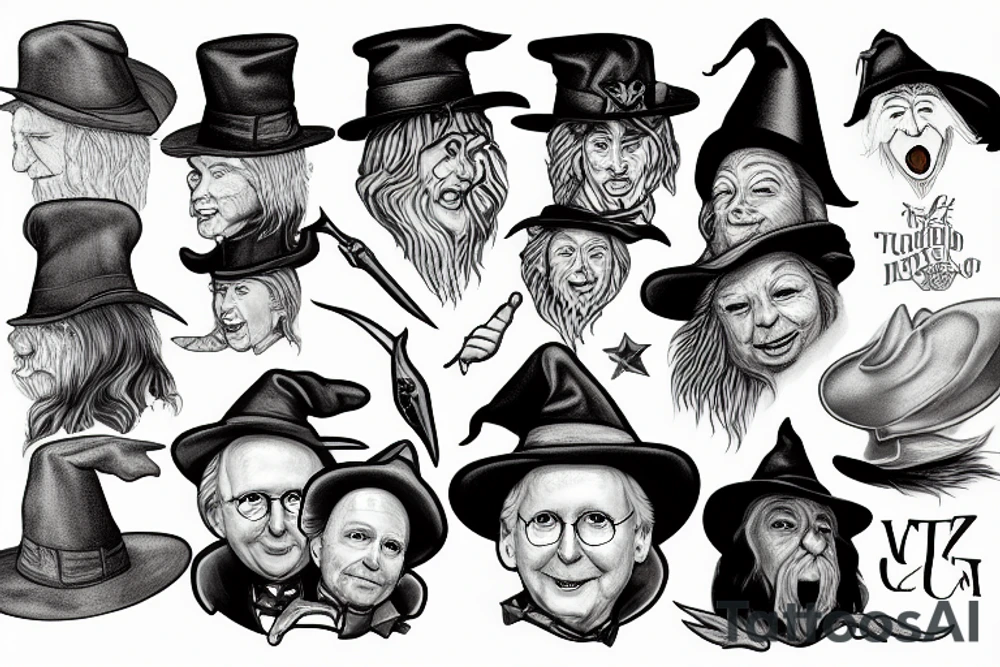 melting witchMitch McConnell tattoo idea