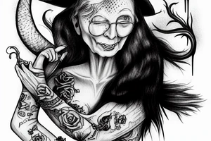 melting witch Mitch McConnell tattoo idea