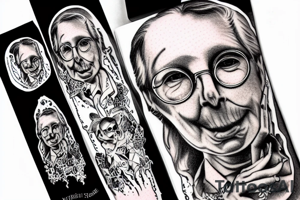 melting witch Mitch McConnell tattoo idea