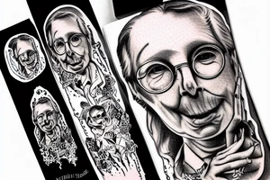 melting witch Mitch McConnell tattoo idea