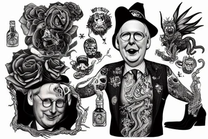 melting witch Mitch McConnell tattoo idea