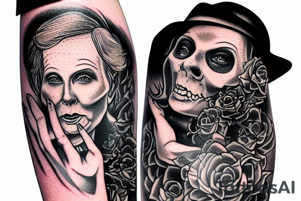 melting witch Mitch McConnell tattoo idea