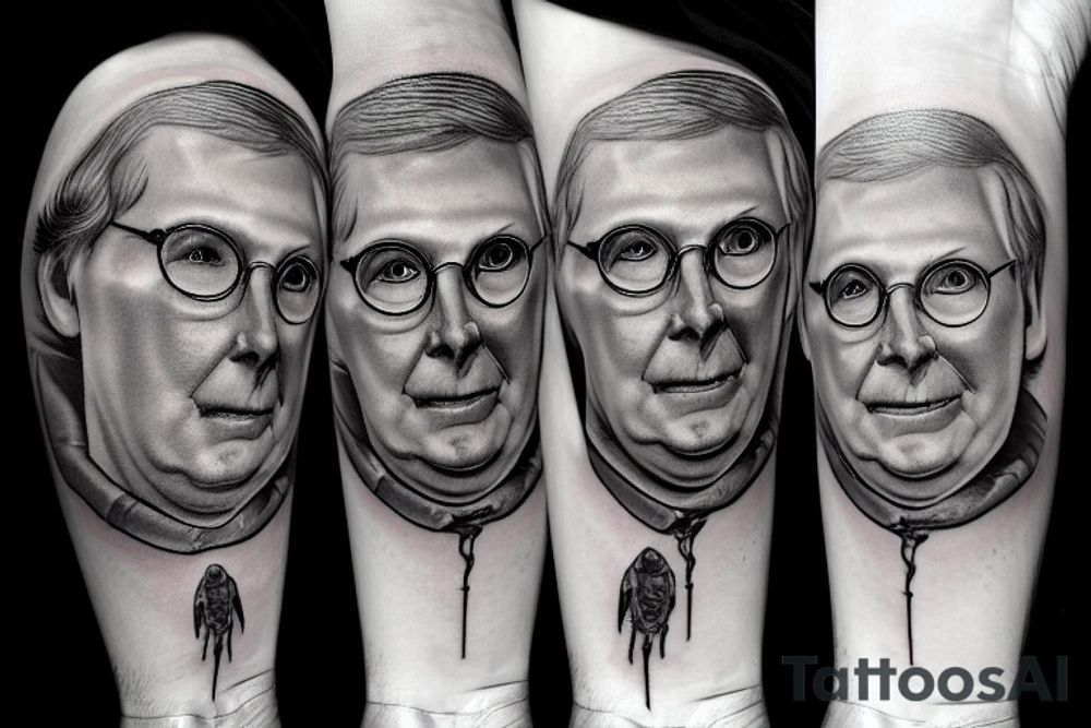 melting witch Mitch McConnell tattoo idea