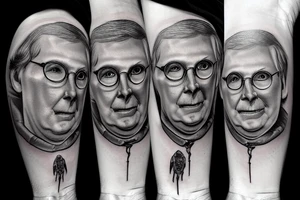 melting witch Mitch McConnell tattoo idea