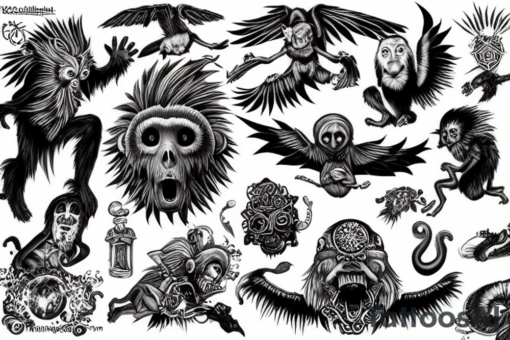 flying monkey Kevin McCarthy tattoo idea