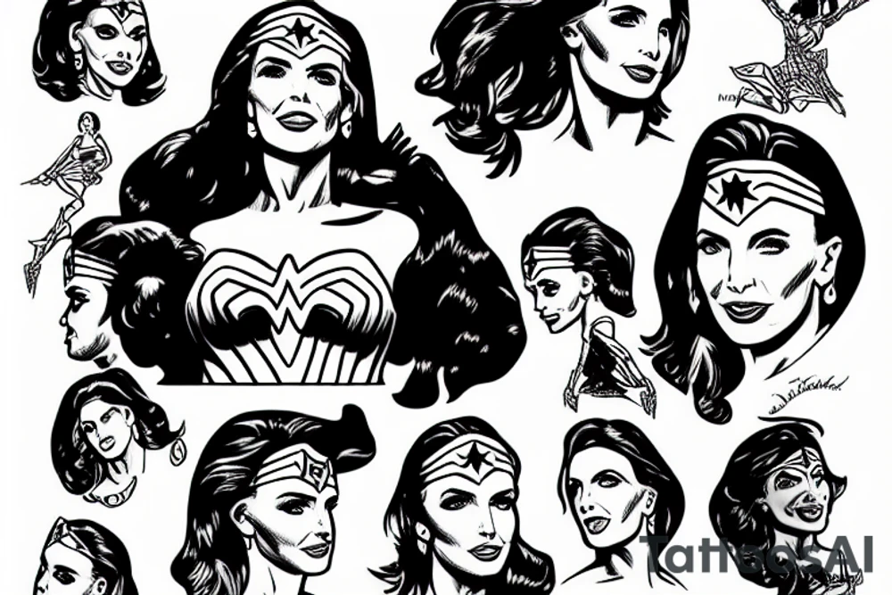 Wonder Woman Nancy Pelosi tattoo idea